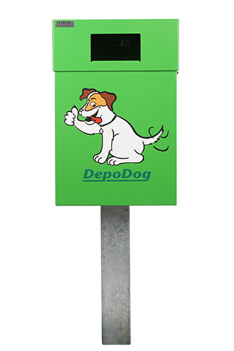 Dog poo bin