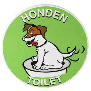 Hondentoilet verwijsbord